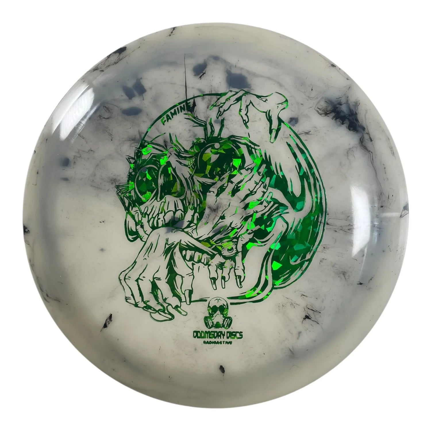 Doomsday Discs Famine | Radioactive Waste | Glow/Green 171g Disc Golf