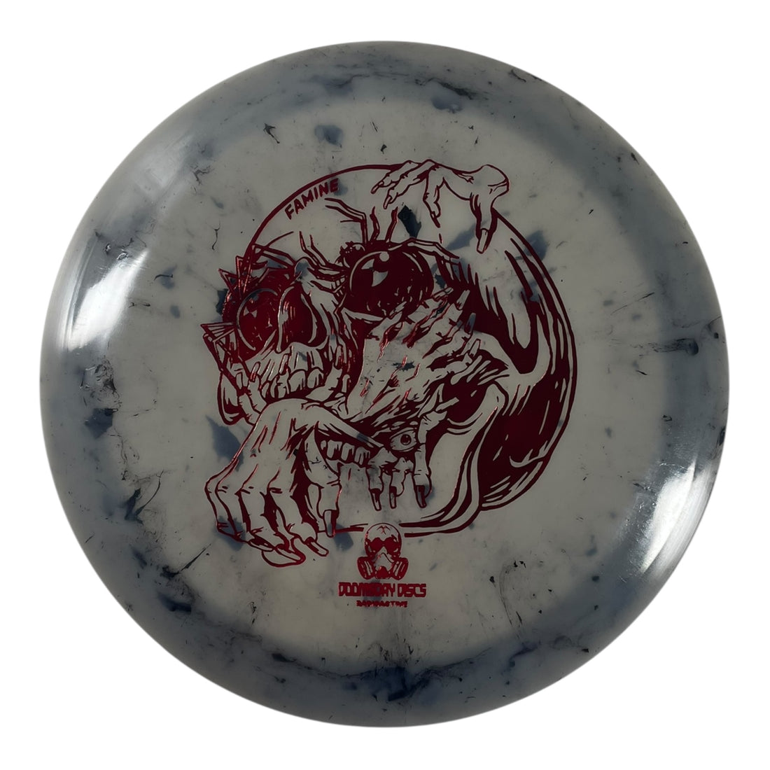 Doomsday Discs Famine | Radioactive Waste | Glow/Red 172g Disc Golf