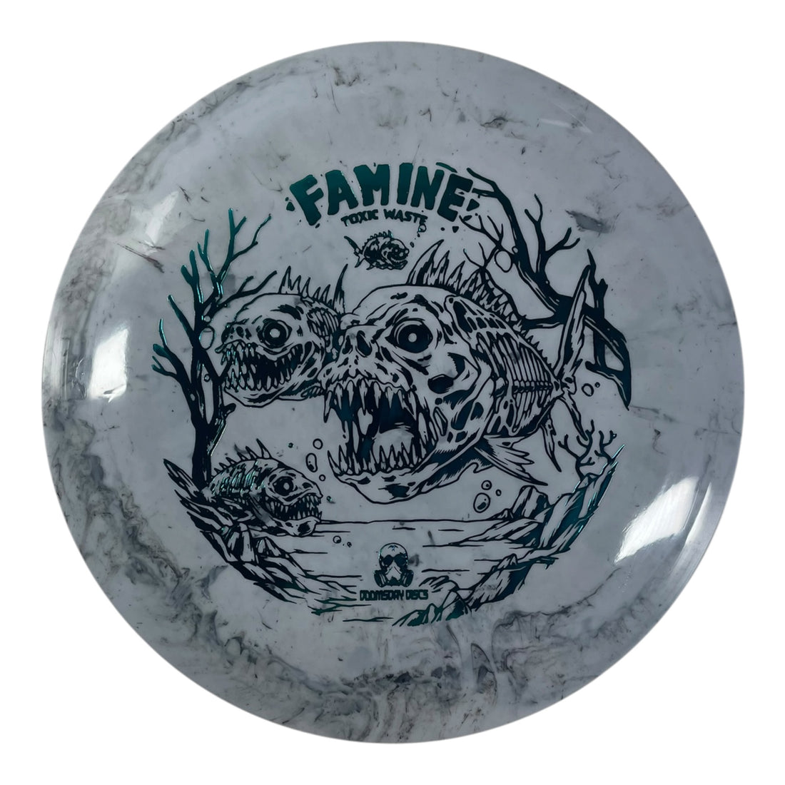 Doomsday Discs Famine | Toxic Waste | Blue/Teal 171g Disc Golf