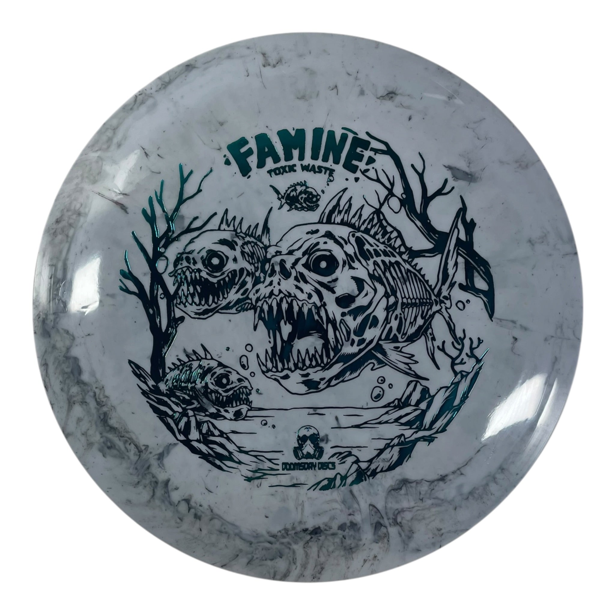Doomsday Discs Famine | Toxic Waste | Blue/Teal 171g Disc Golf