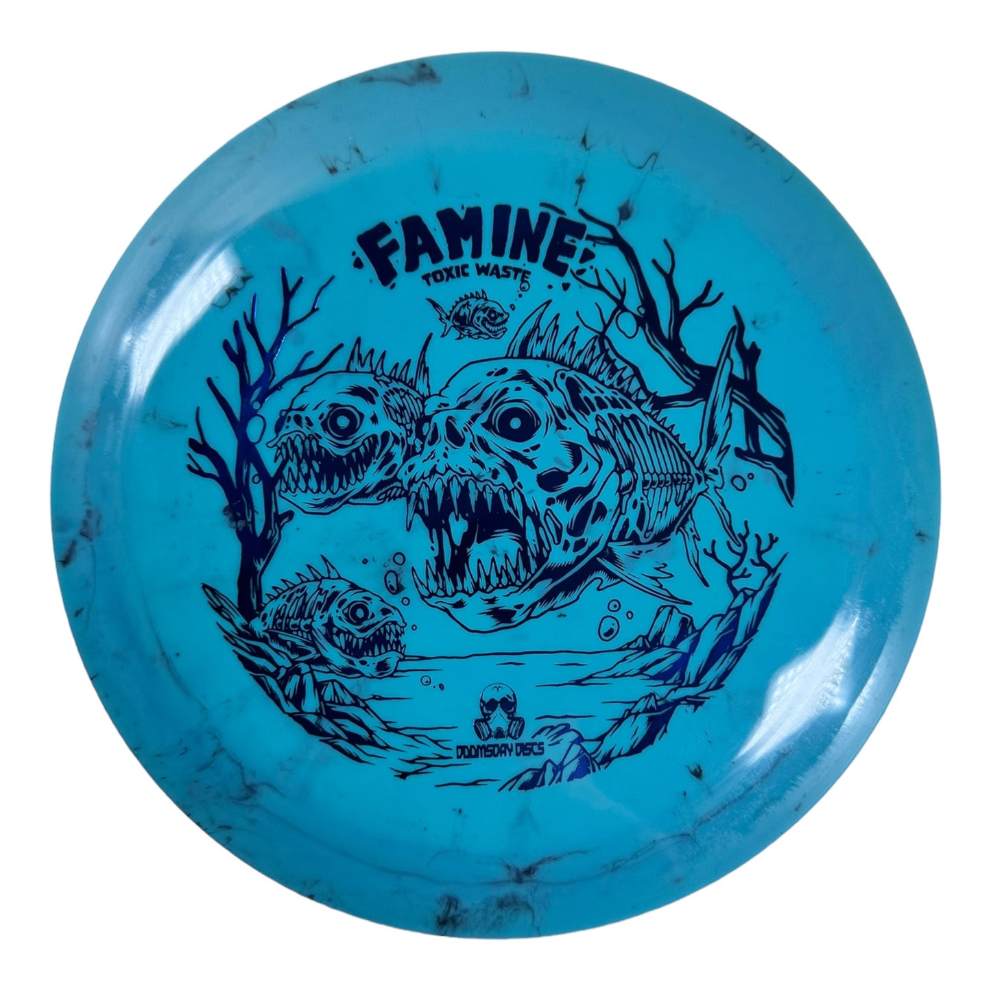 Doomsday Discs Famine | Toxic Waste | Blue/Blue 165g Disc Golf