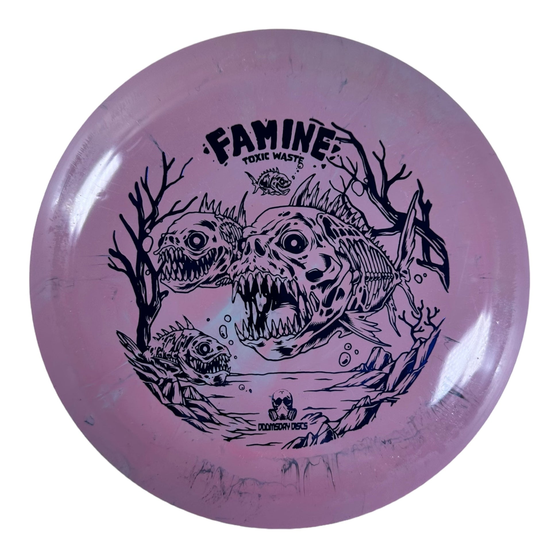 Doomsday Discs Famine | Toxic Waste | Pink/Blue 166g Disc Golf