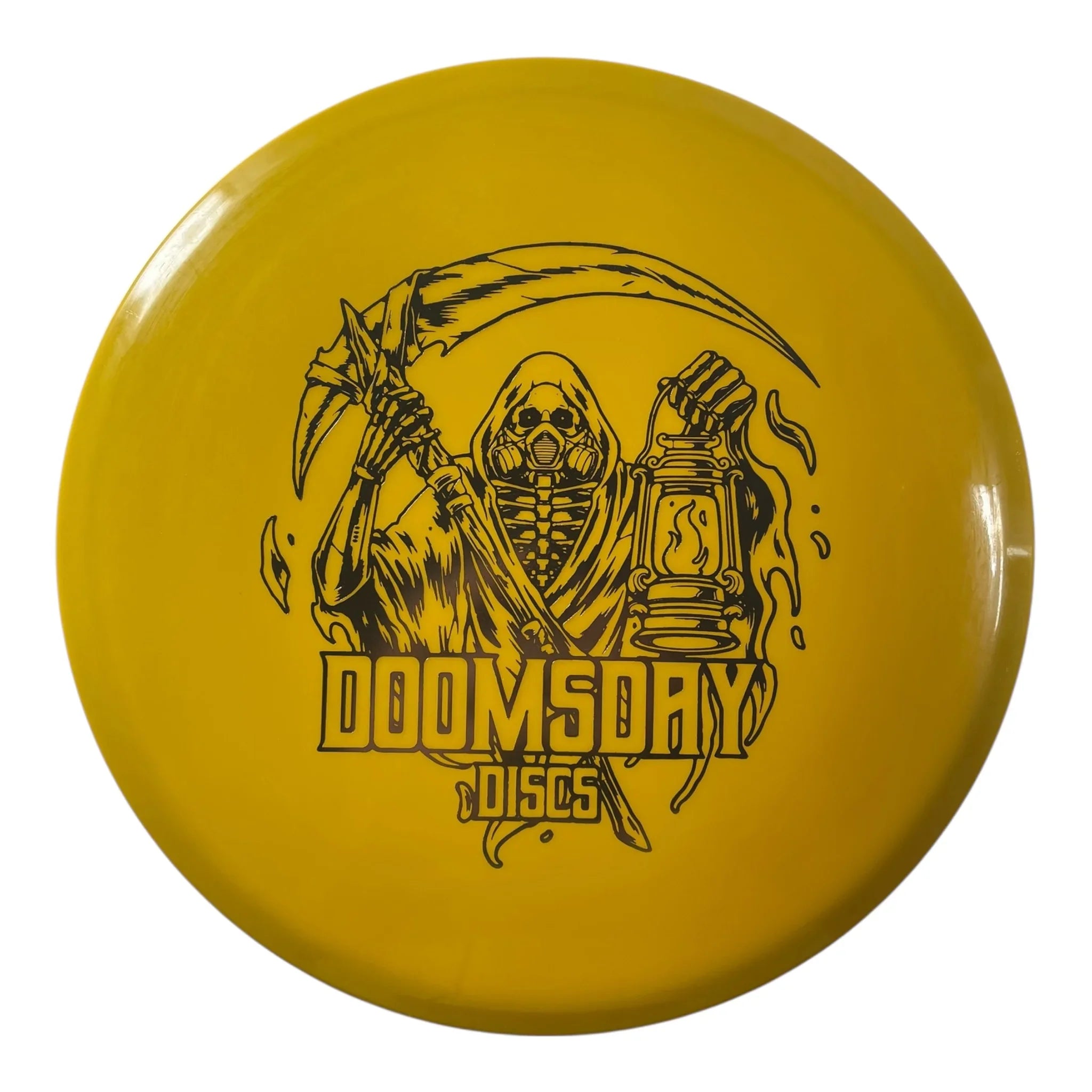 Doomsday Discs Flat Earth | Survival | Yellow/Silver 175g Disc Golf