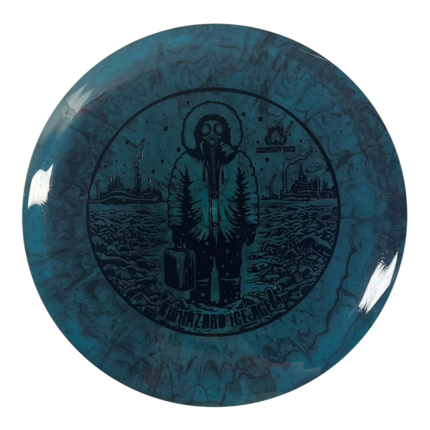Doomsday Discs Ice Age | Biohazard | Blue/Black 175g Disc Golf