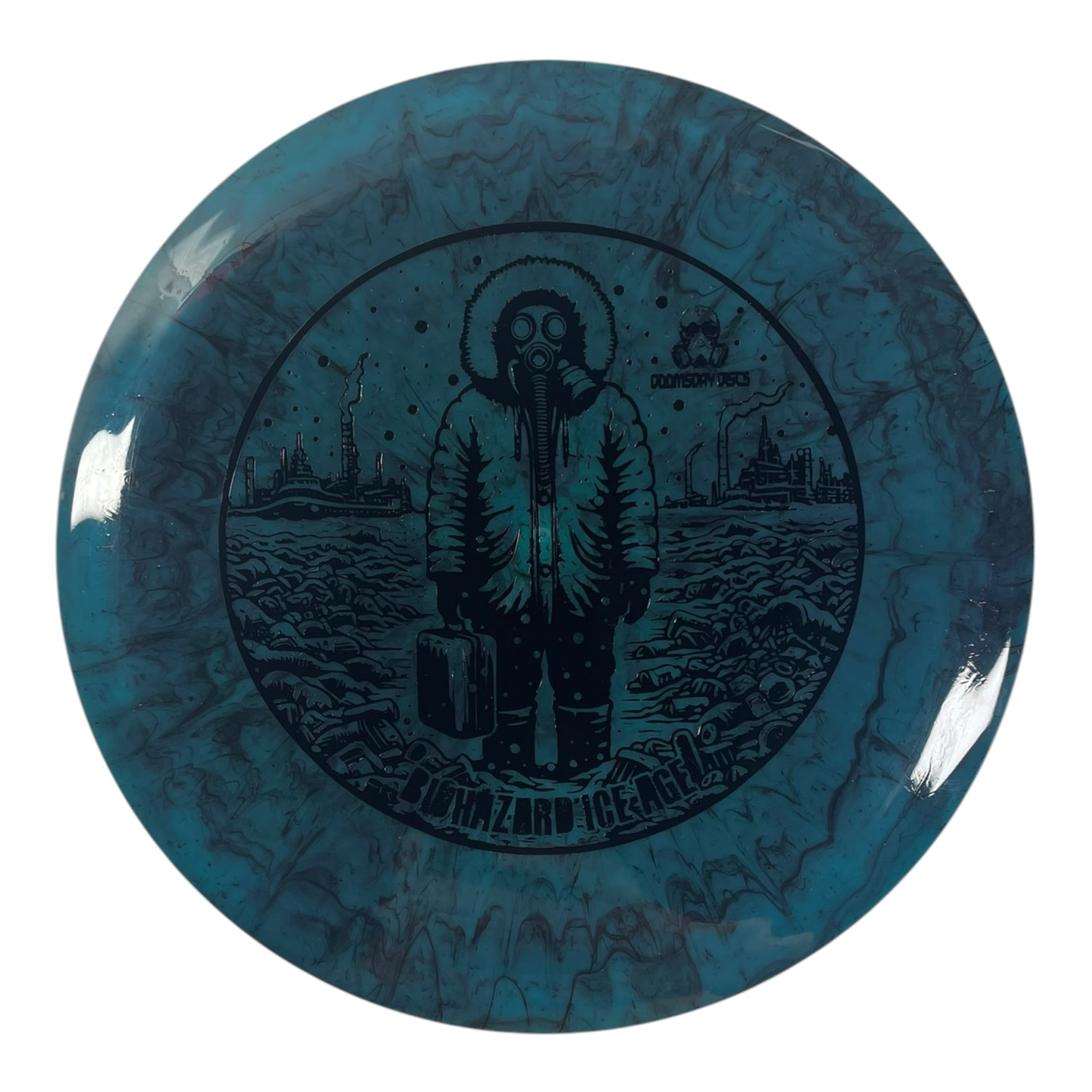 Doomsday Discs Ice Age | Biohazard | Blue/Black 175g Disc Golf