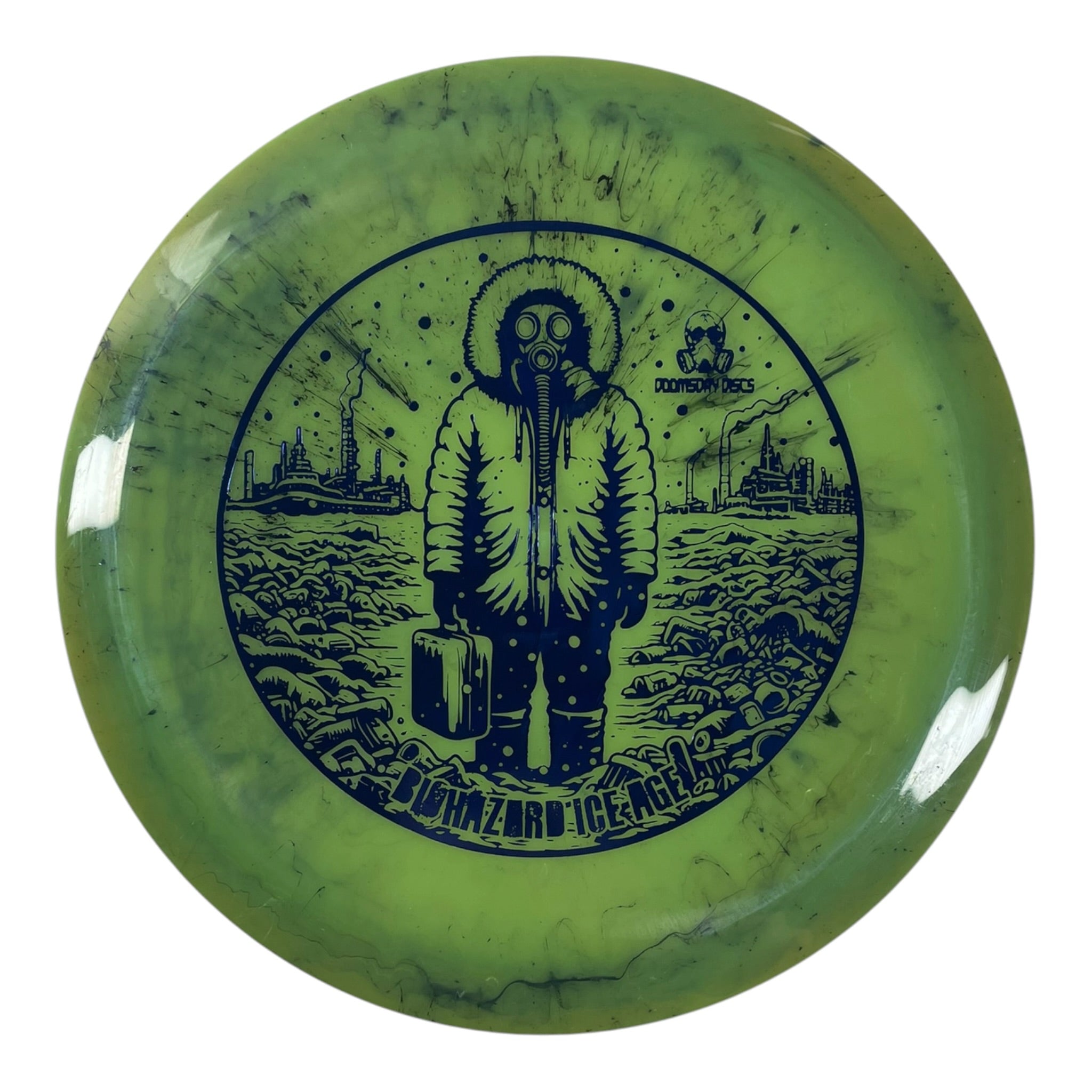 Doomsday Discs Ice Age | Biohazard | Green/Blue 175g Disc Golf