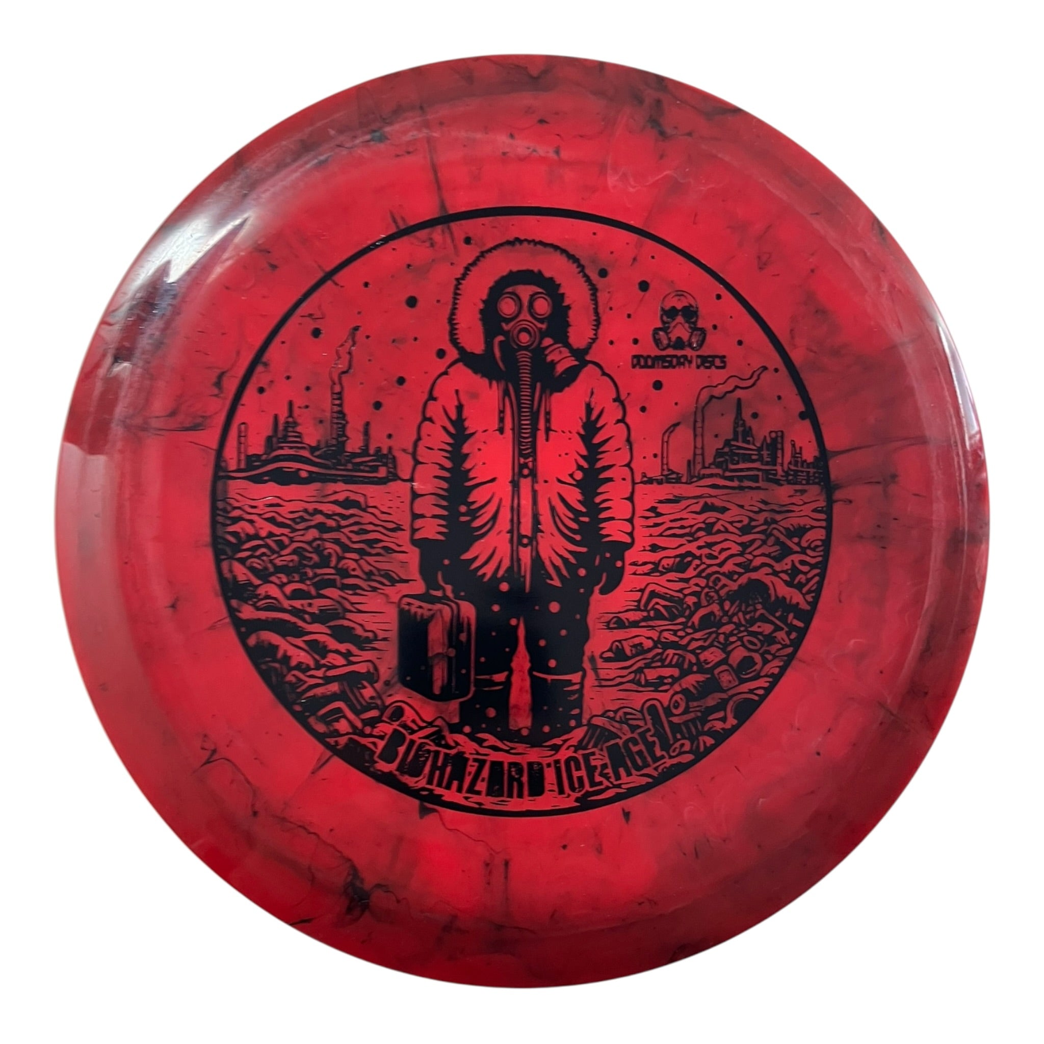 Doomsday Discs Ice Age | Biohazard | Red/Black 174g Disc Golf