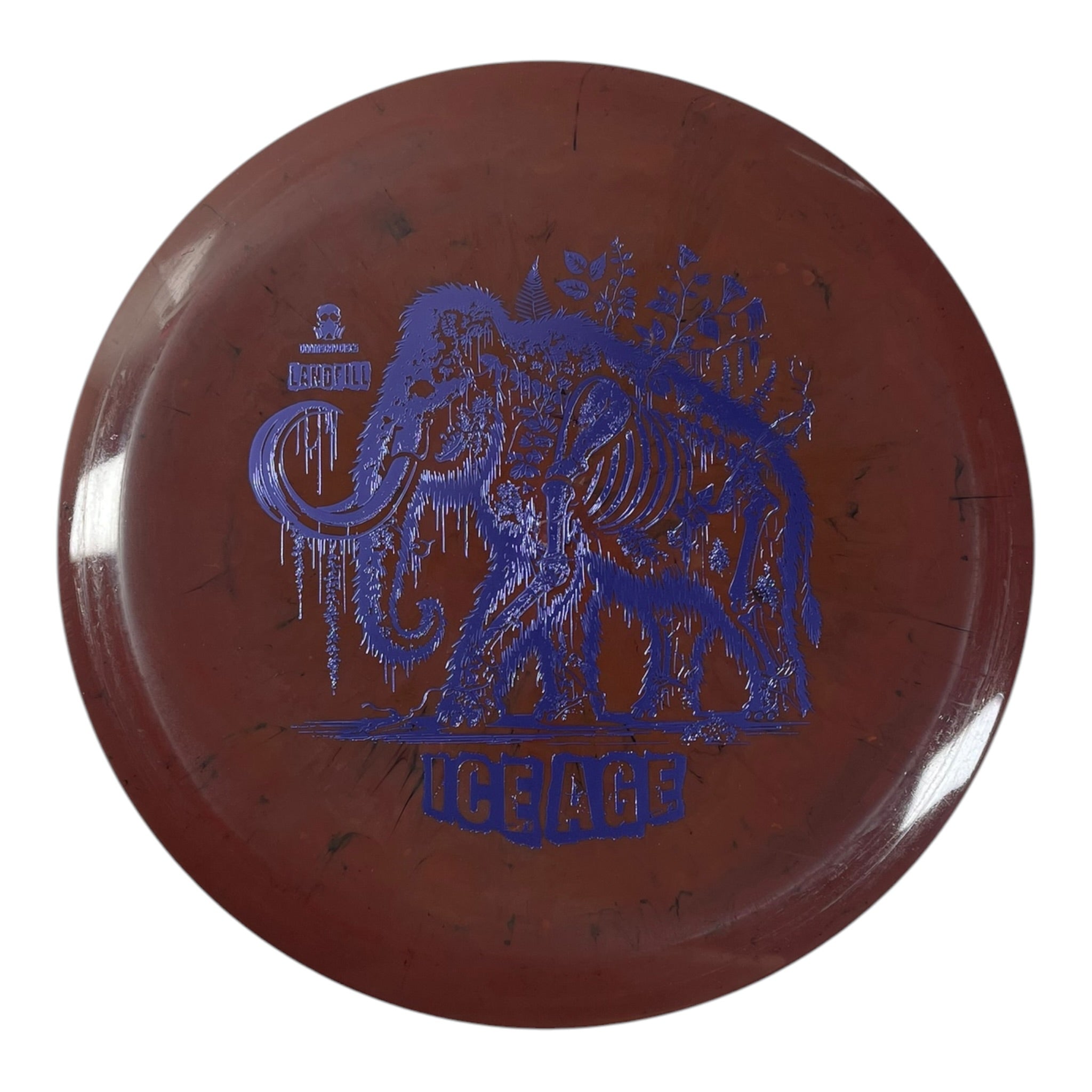 Doomsday Discs Ice Age | Landfill | Brown/Purple 175g Disc Golf