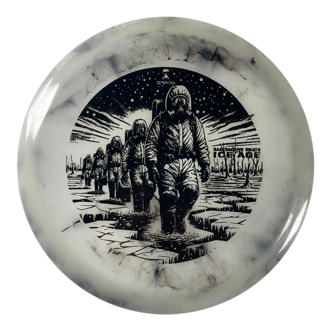 Doomsday Discs Ice Age | Radioactive Waste | Glow/Black 174g Disc Golf