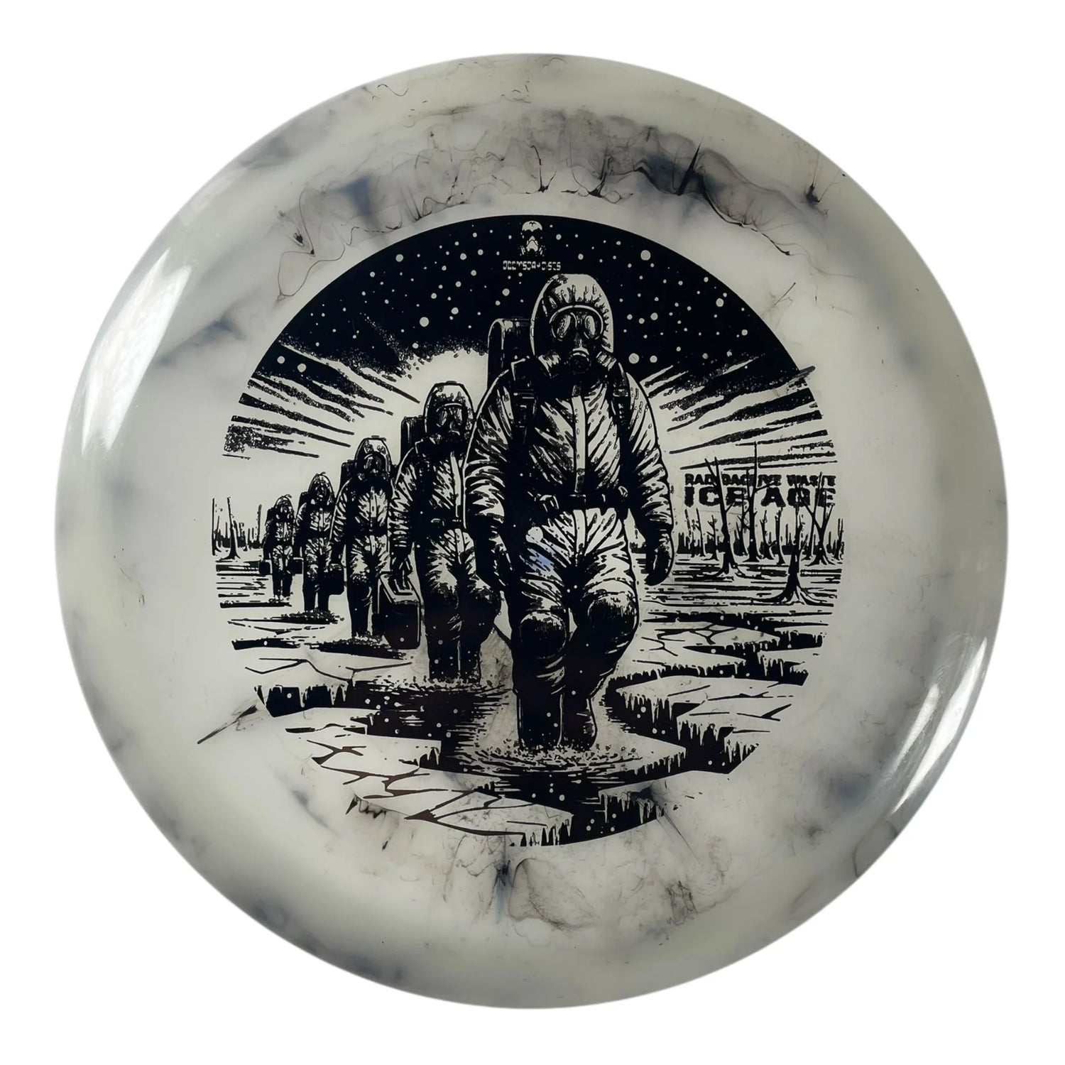 Doomsday Discs Ice Age | Radioactive Waste | Glow/Black 174g Disc Golf