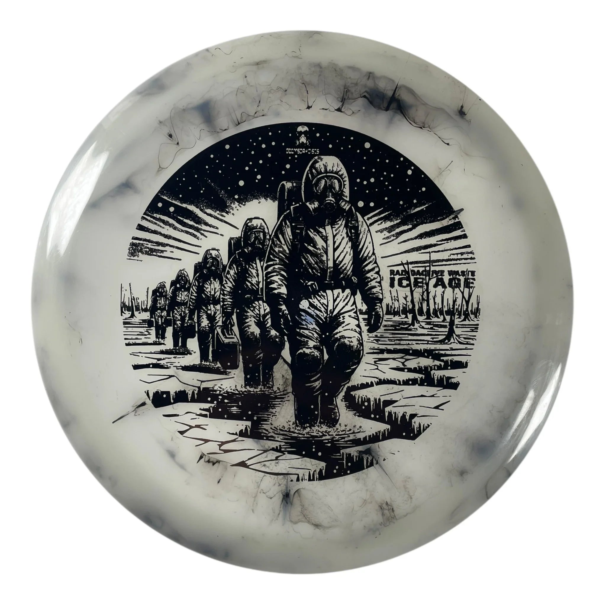 Doomsday Discs Ice Age | Radioactive Waste | Glow/Black 174g Disc Golf