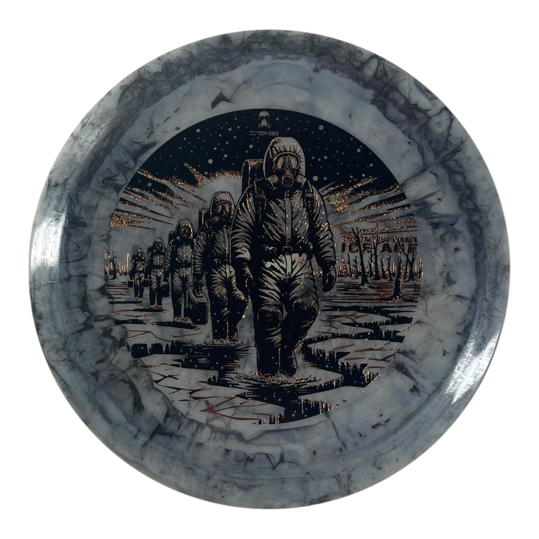 Doomsday Discs Ice Age | Radioactive Waste | Glow/Bronze 174g Disc Golf