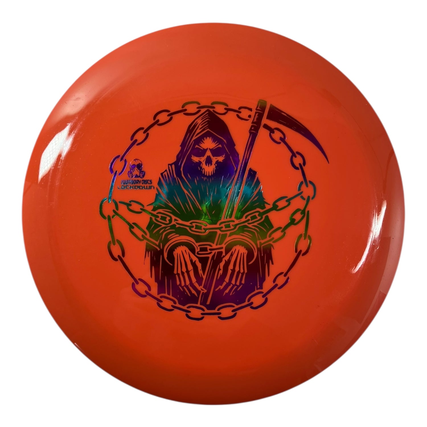 Doomsday Discs Lockdown | Survival | Orange/Rainbow 174g Disc Golf