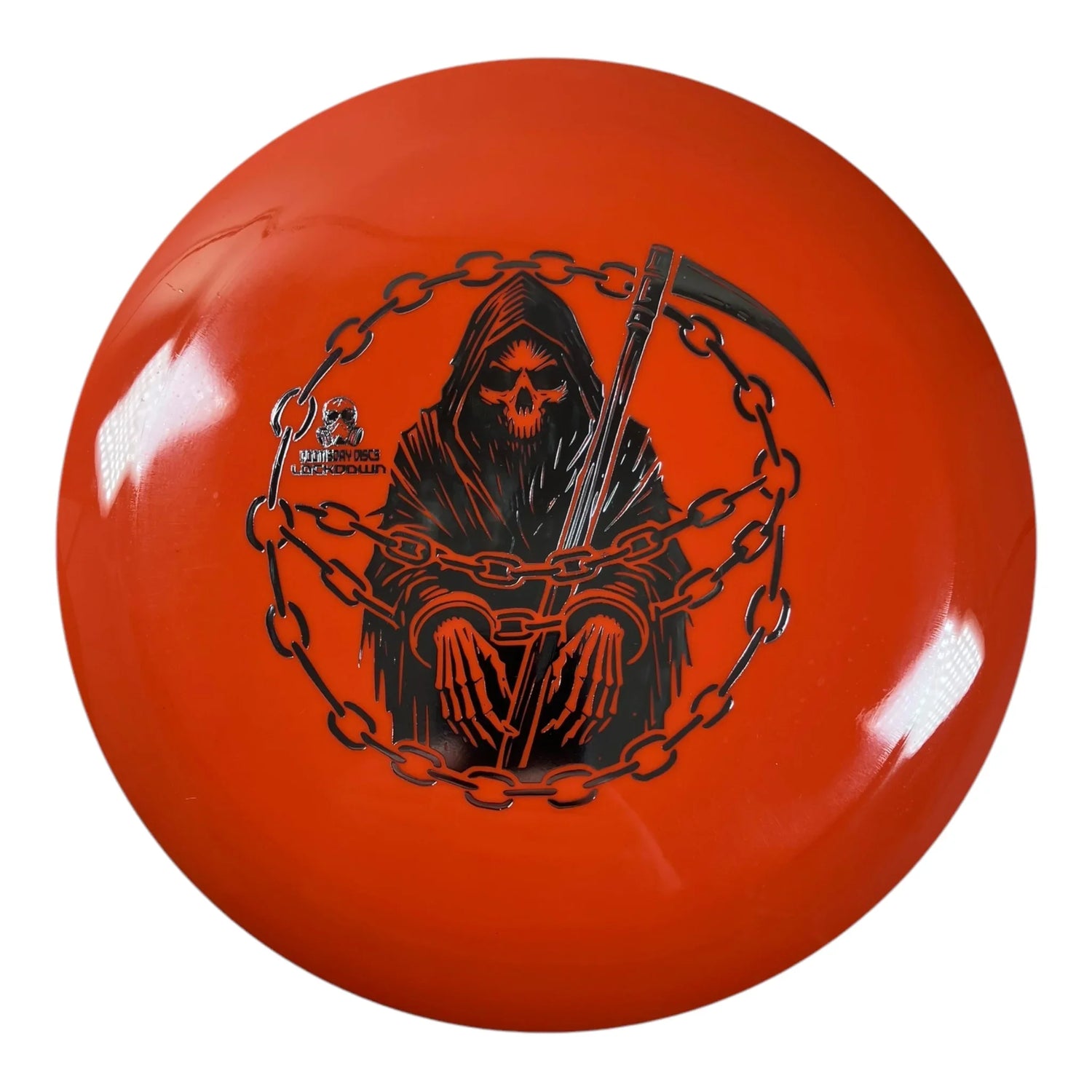Doomsday Discs Lockdown | Survival | Orange/Silver 175g Disc Golf