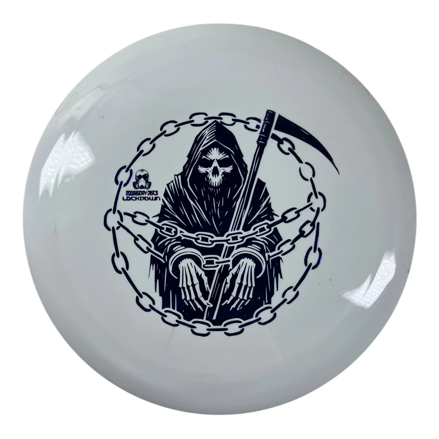 Doomsday Discs Lockdown | Survival | White/Blue 174g Disc Golf
