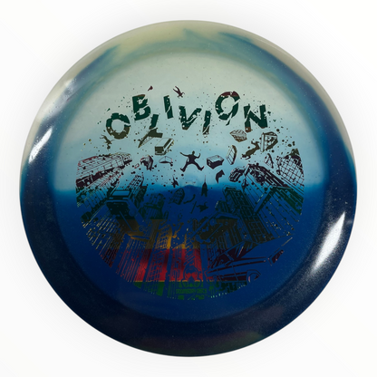 Doomsday Discs Oblivion | Retina Glow | Blue/Rasta 175g Disc Golf