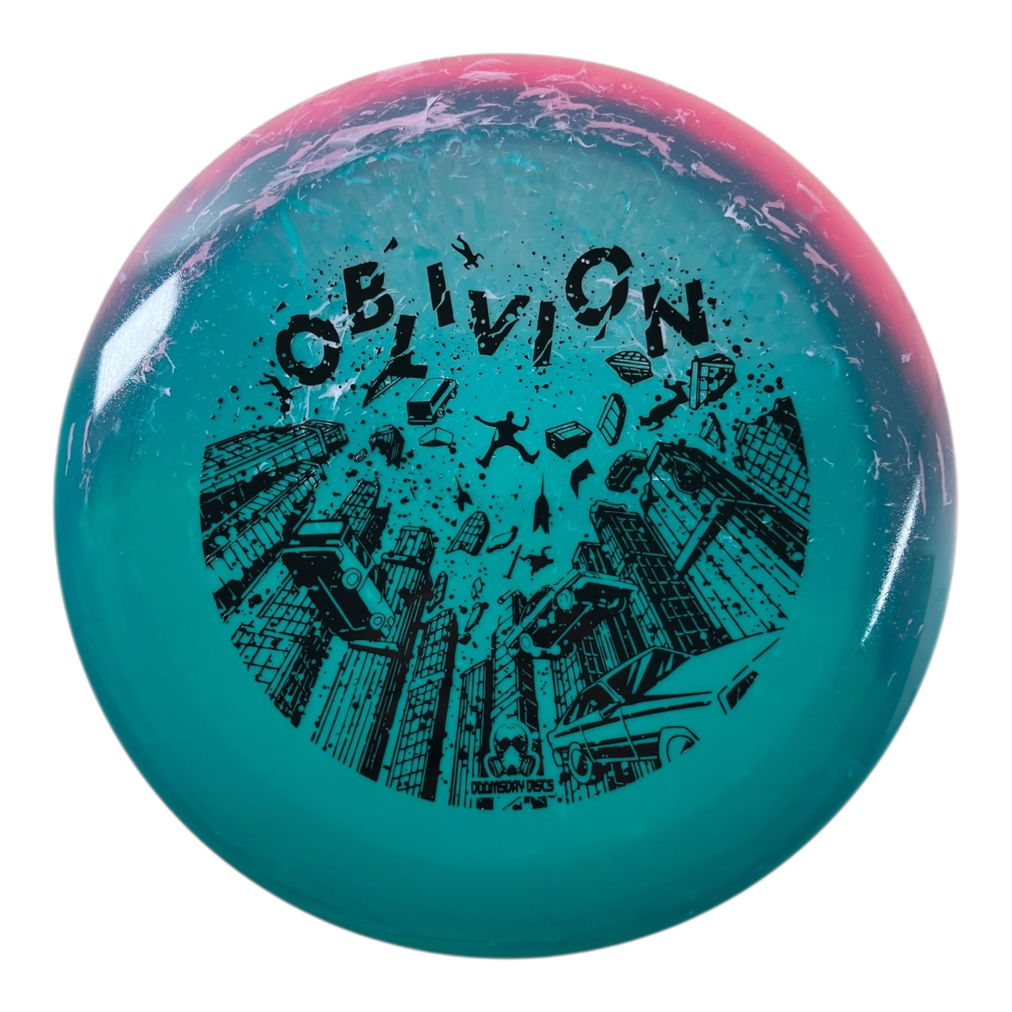 Doomsday Discs Oblivion | Retina | Teal/Pink/Black 174-175g Disc Golf