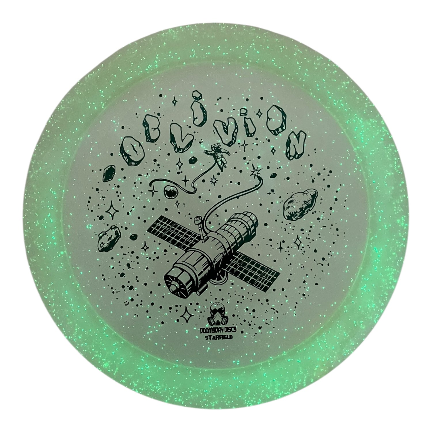 Doomsday Discs Oblivion | Starfield | White/Green 175g Disc Golf