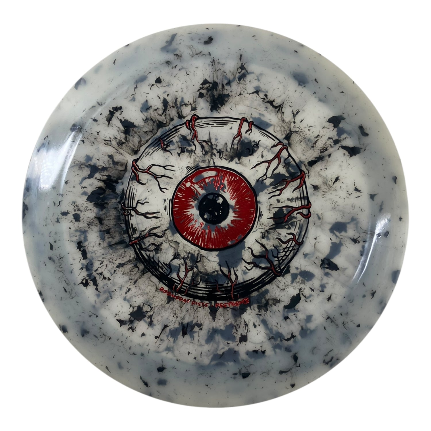 Doomsday Discs Pestilence | Radioactive Waste | Glow/Red 174g Disc Golf