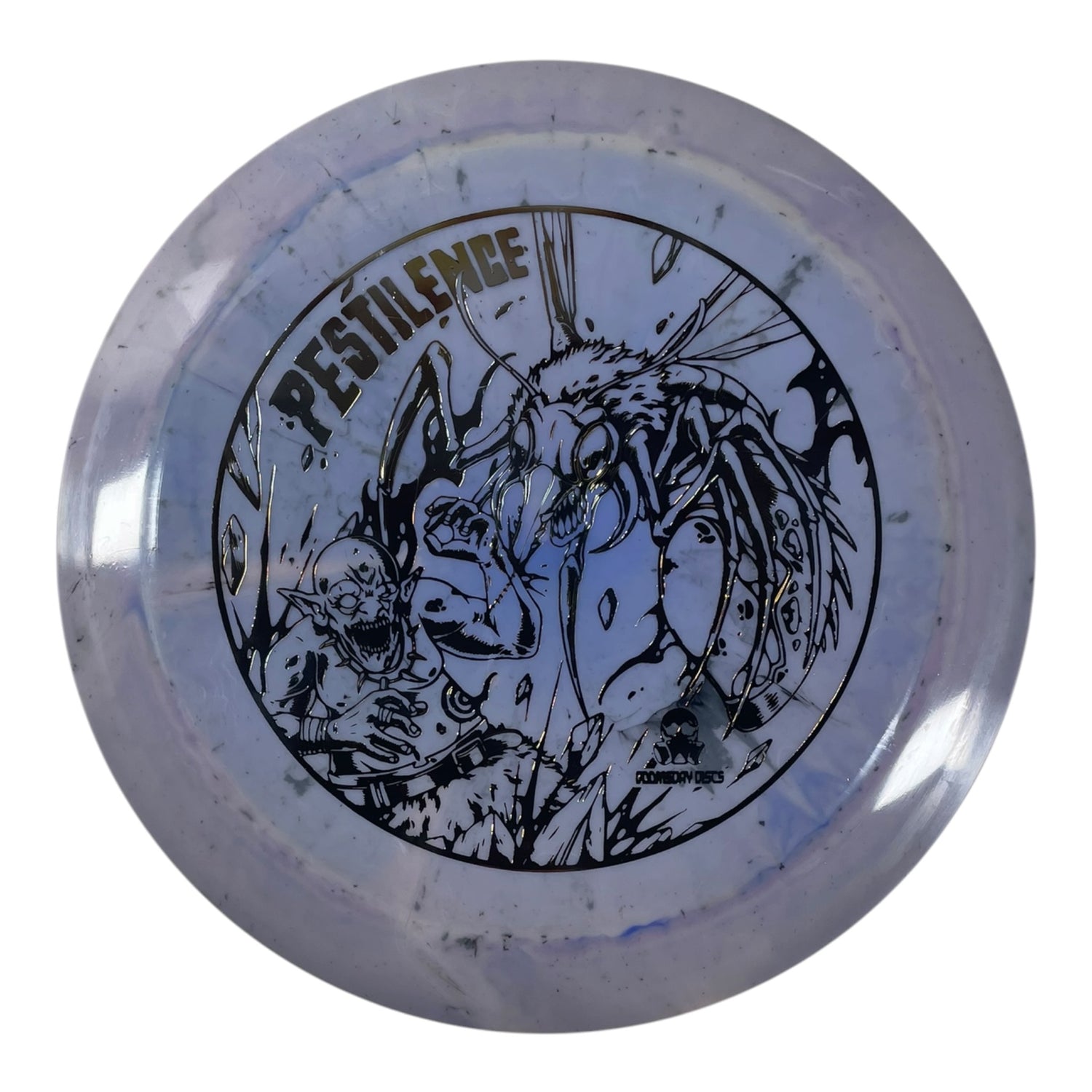 Doomsday Discs Pestilence | Toxic Waste | Purple/Bronze 174g Disc Golf