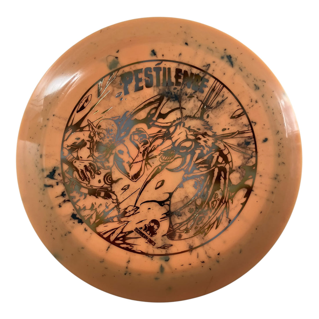 Doomsday Discs Pestilence | Toxic Waste | Yellow/Gold 174g Disc Golf