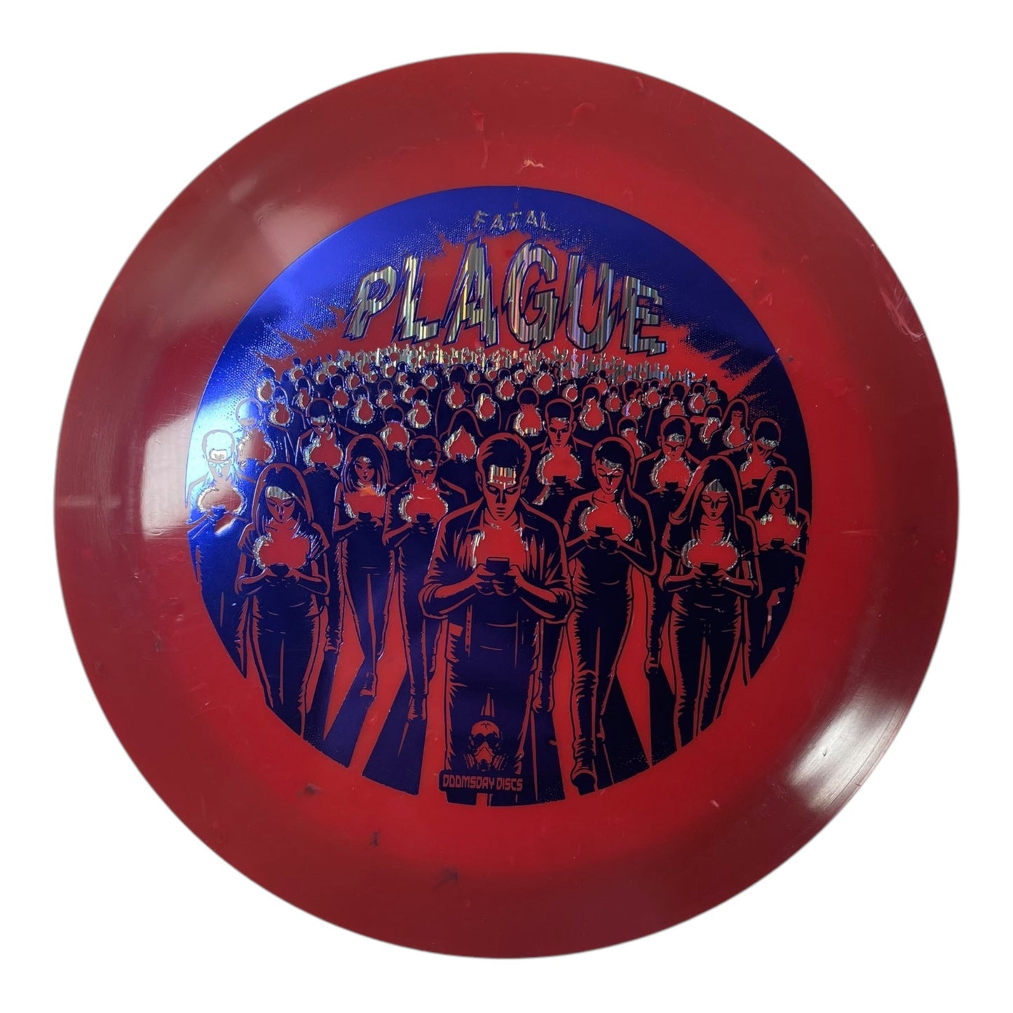 Doomsday Discs Plague | Fatal | Red/Blue 173g Disc Golf