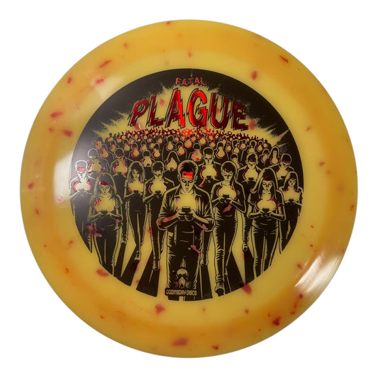 Doomsday Discs Plague | Fatal | Yellow/Red 174g Disc Golf