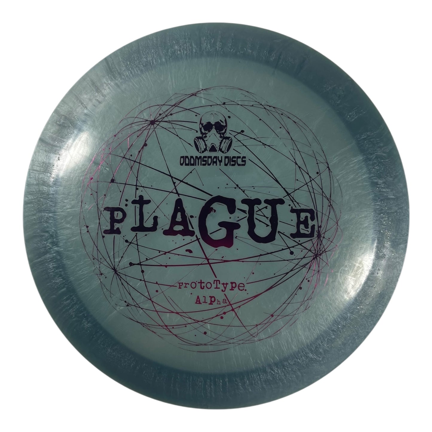 Doomsday Discs Plague | Meltdown | Grey/Pink 170g Disc Golf