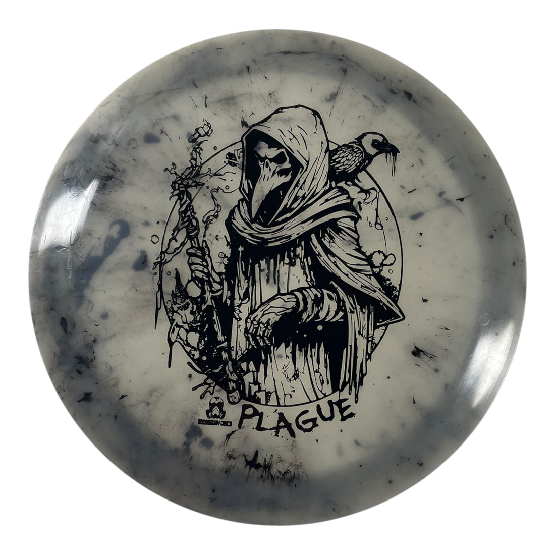 Doomsday Discs Plague | Radioactive Waste | Glow/Black 172g Disc Golf