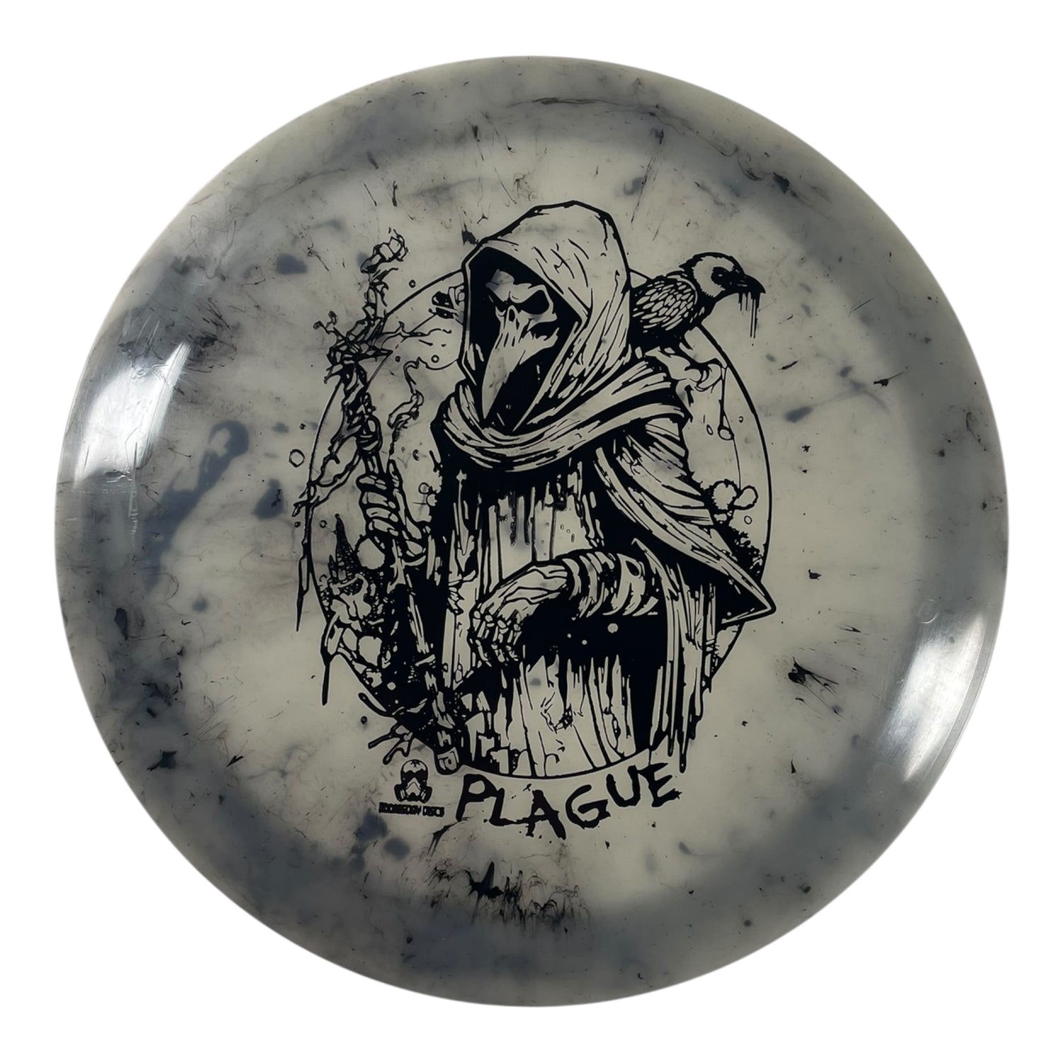 Doomsday Discs Plague | Radioactive Waste | Glow/Black 172g Disc Golf