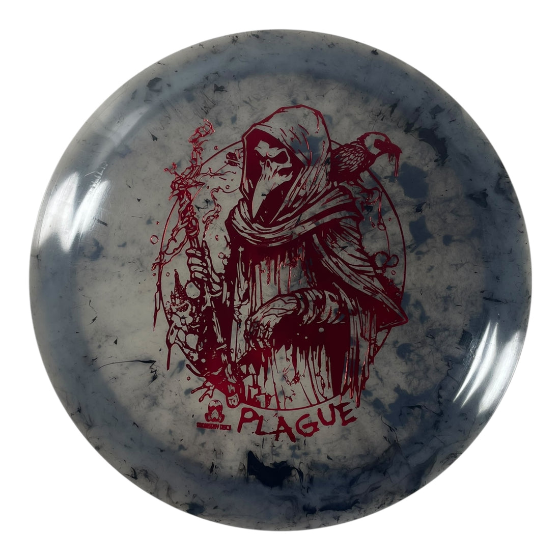 Doomsday Discs Plague | Radioactive Waste | Glow/Red 172g Disc Golf