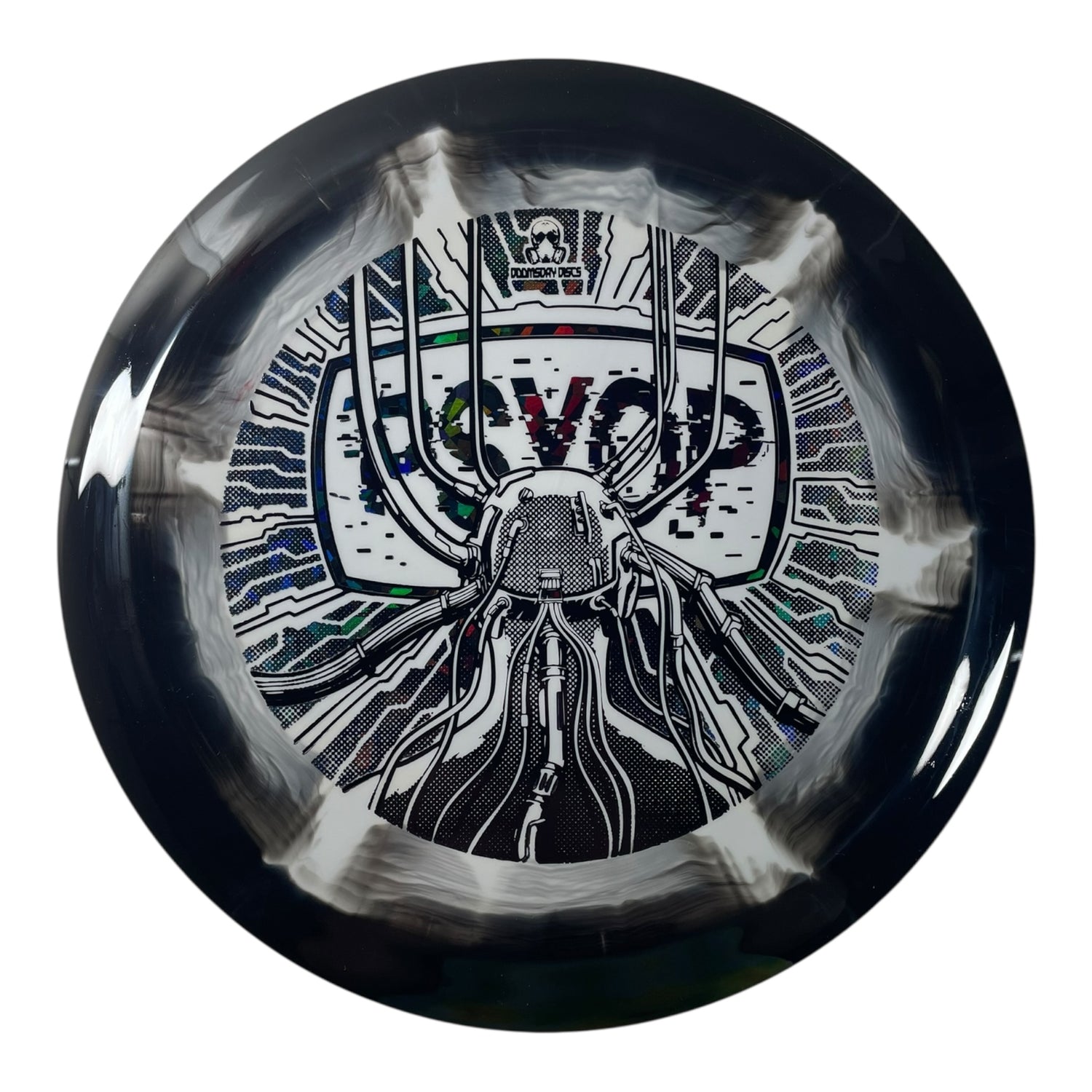 Doomsday Discs Psyop | Retina | Black/Black Holo 172g Disc Golf