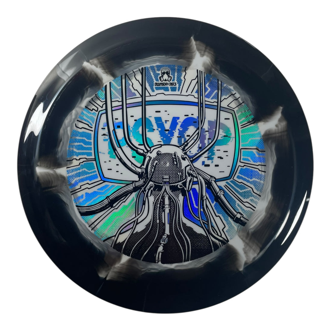 Doomsday Discs Psyop | Retina | Black/Blue Holo 173g Disc Golf