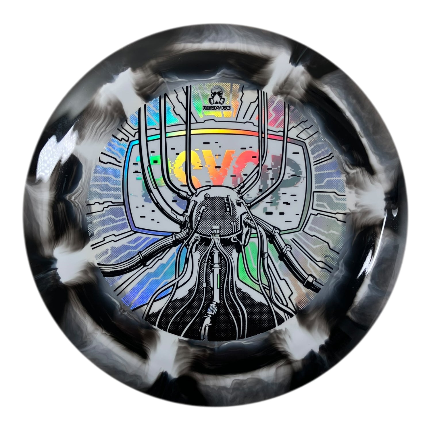 Doomsday Discs Psyop | Retina | Black/Holo 174-175g Disc Golf