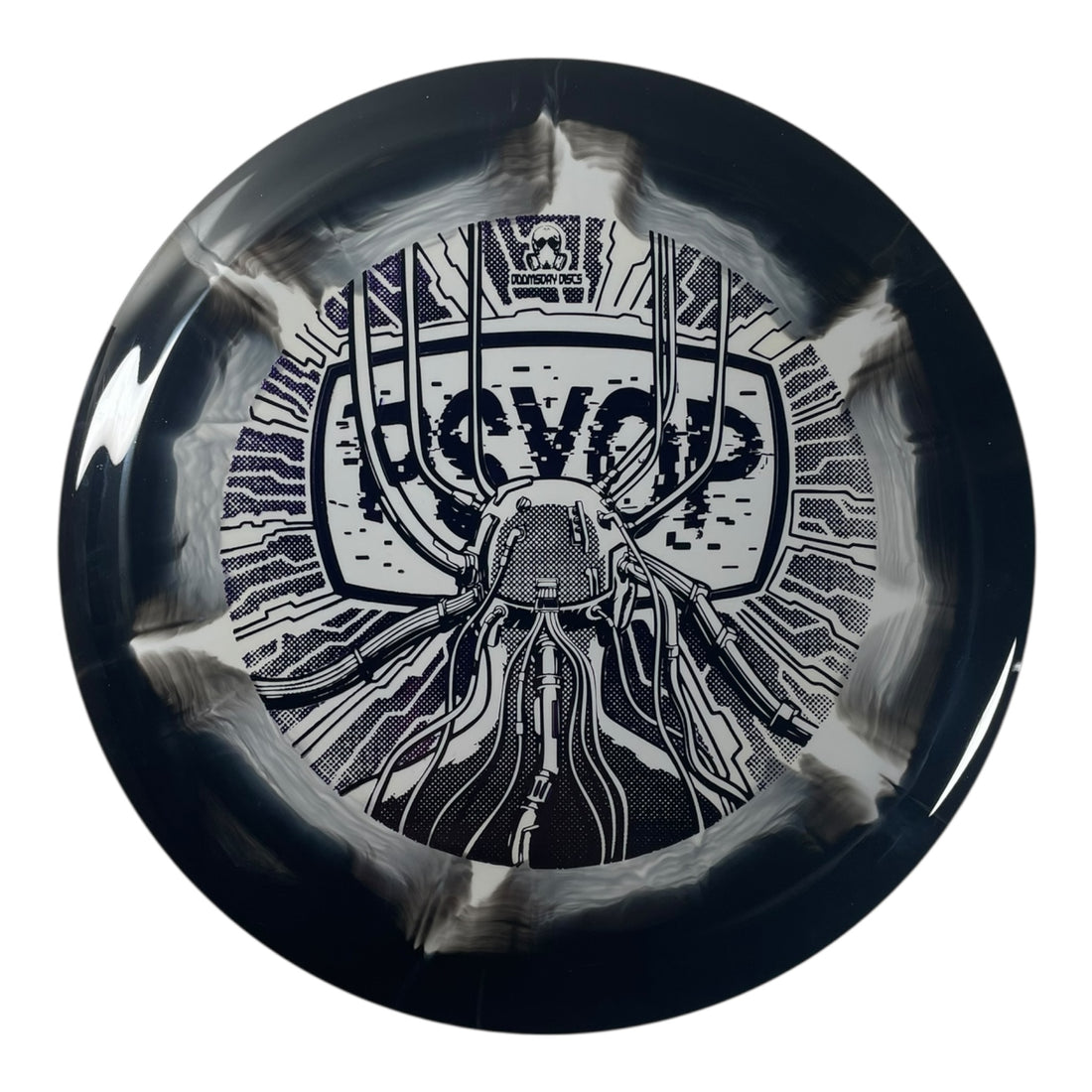 Doomsday Discs Psyop | Retina | Black/Purple 172g Disc Golf