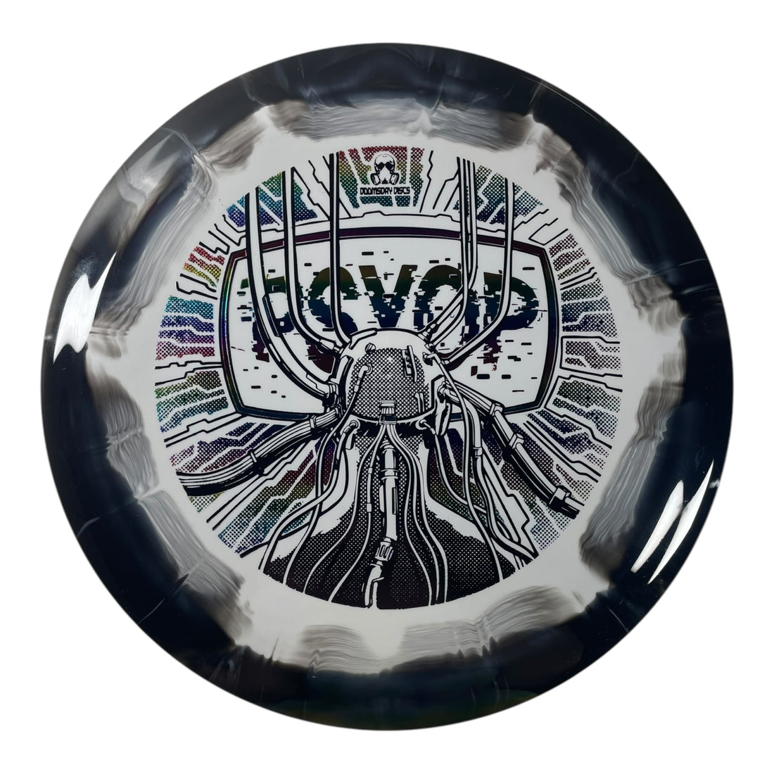 Doomsday Discs Psyop | Retina | Black/Rainbow 172g Disc Golf