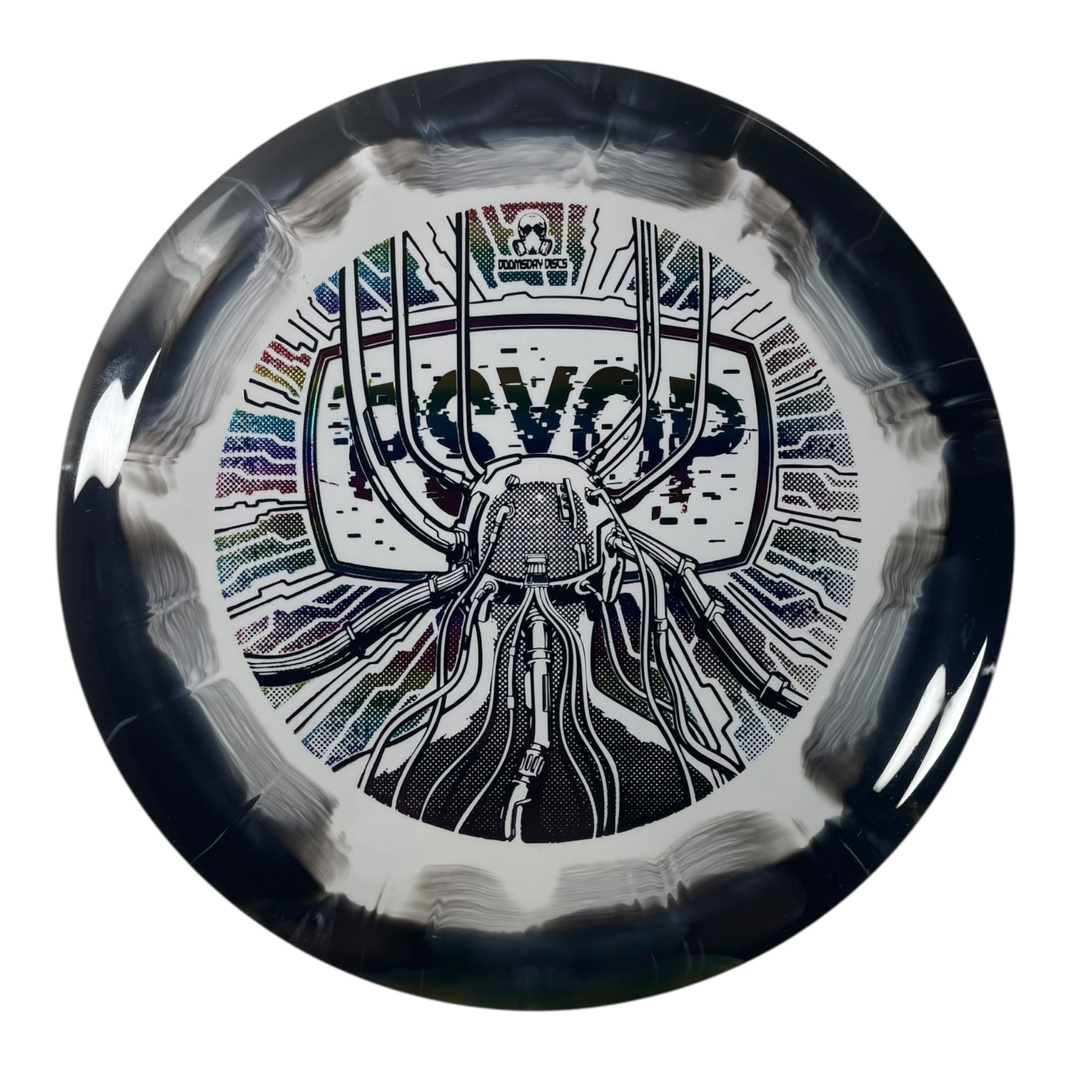 Doomsday Discs Psyop | Retina | Black/Rainbow 172g Disc Golf