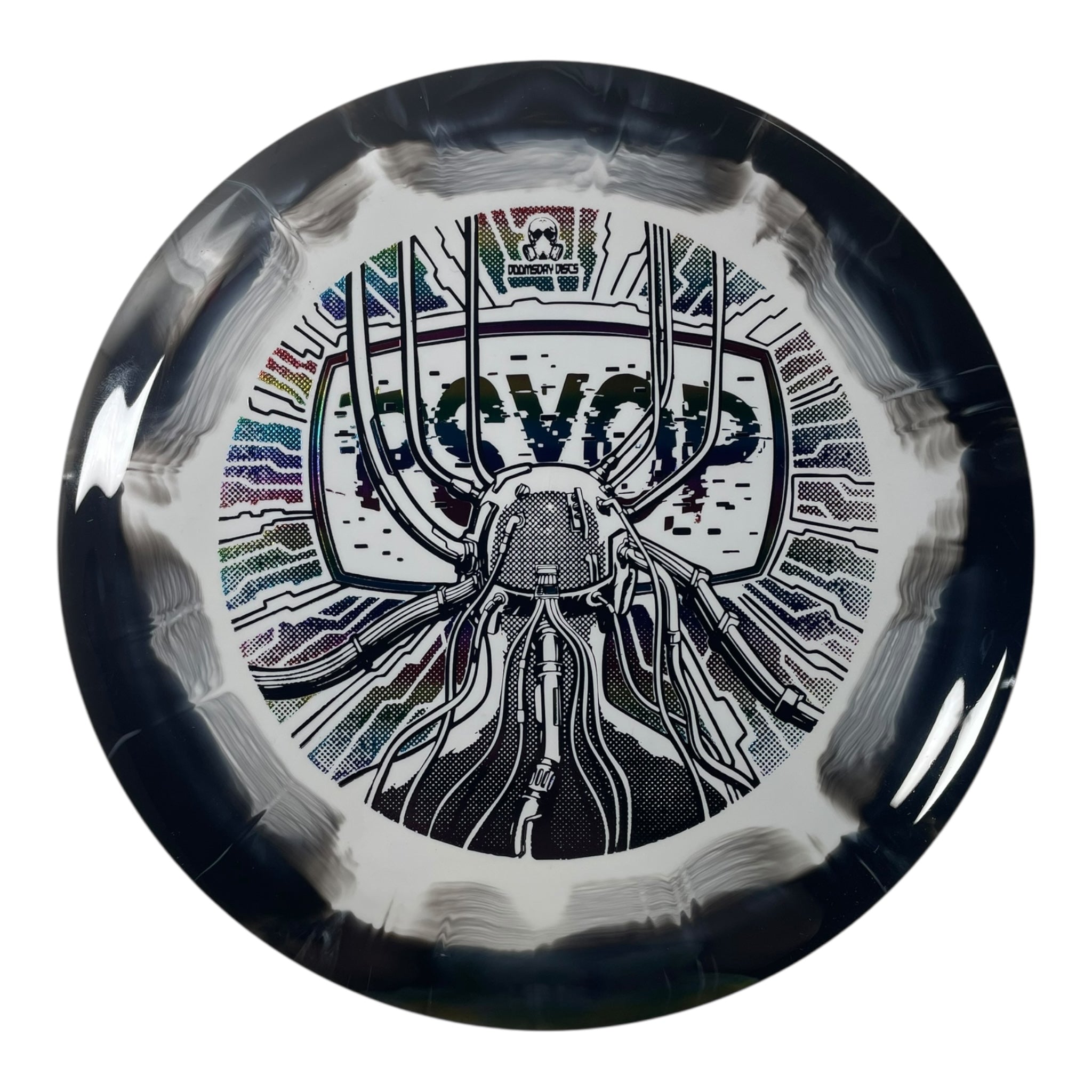 Doomsday Discs Psyop | Retina | Black/Rainbow 172g Disc Golf