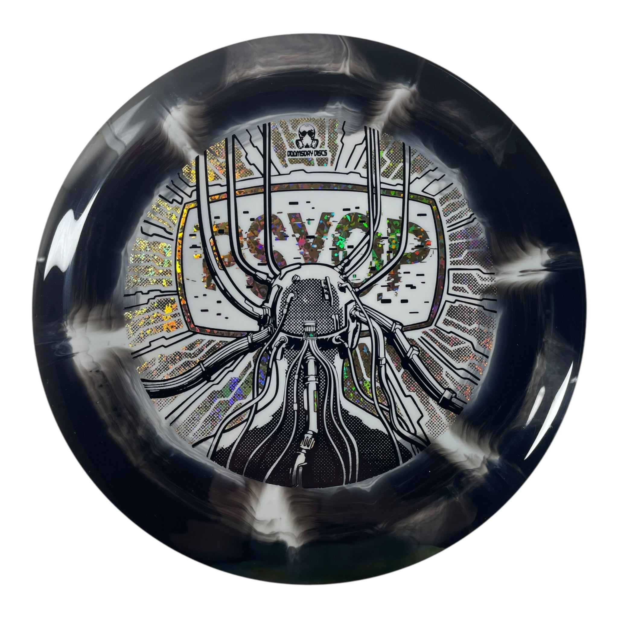 Doomsday Discs Psyop | Retina | Black/Sparkle 173g Disc Golf