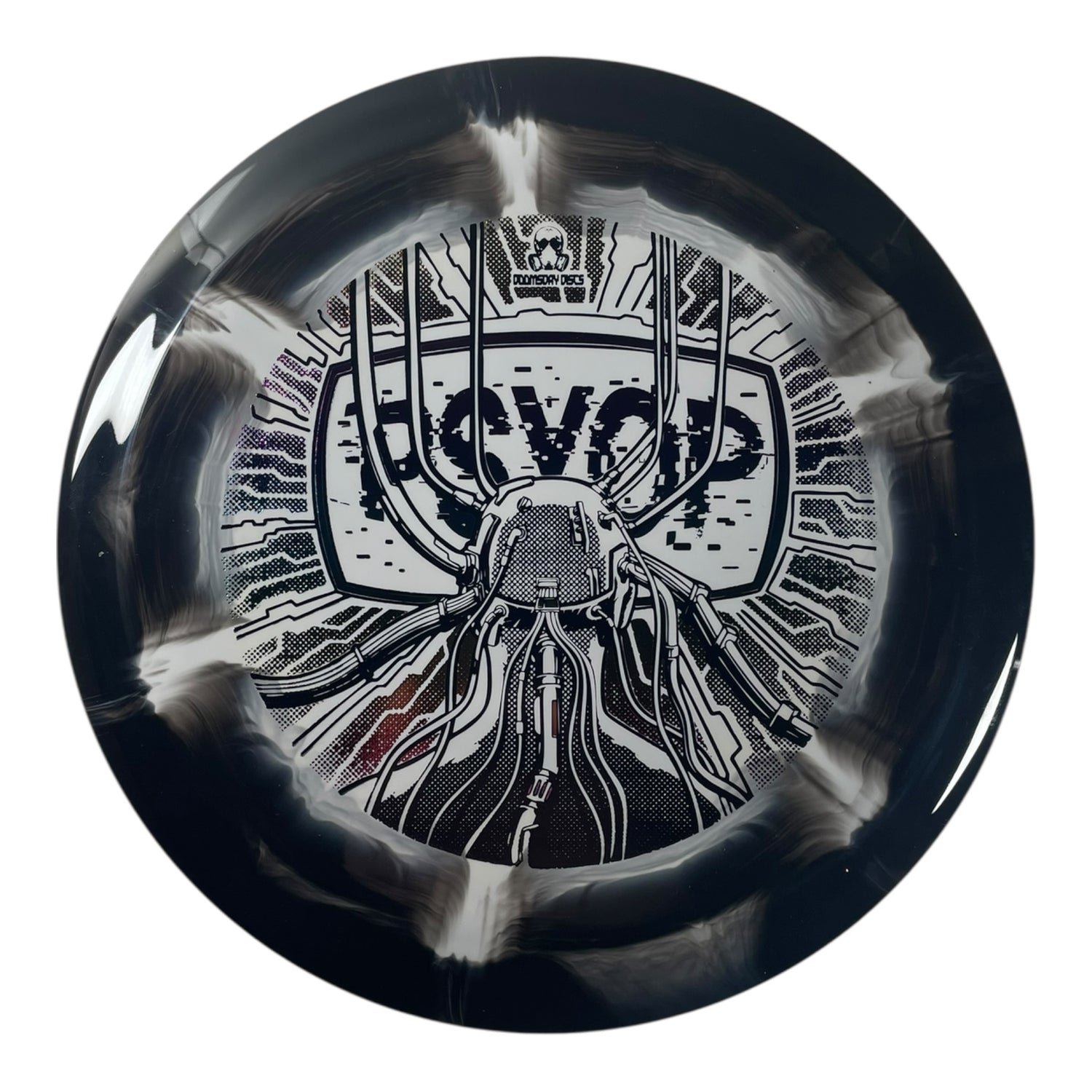 Doomsday Discs Psyop | Retina | Black/Sunset 173g Disc Golf