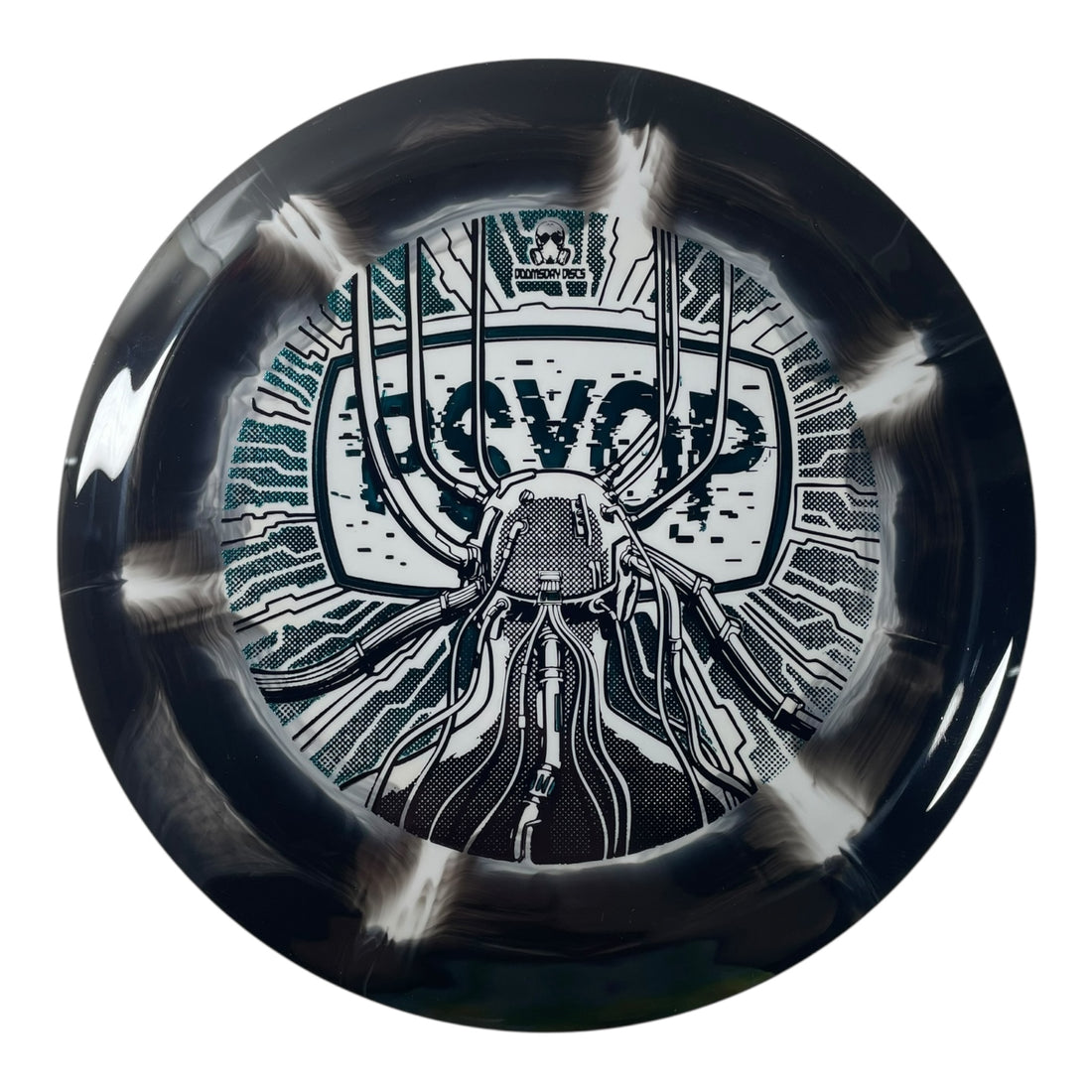 Doomsday Discs Psyop | Retina | Black/Teal 173g Disc Golf