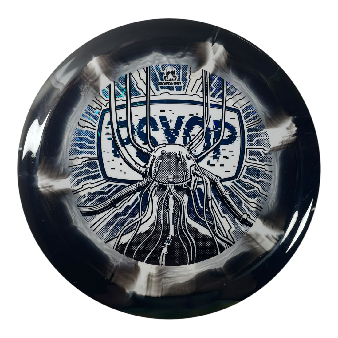 Doomsday Discs Psyop | Retina | Black/Waves 171g Disc Golf