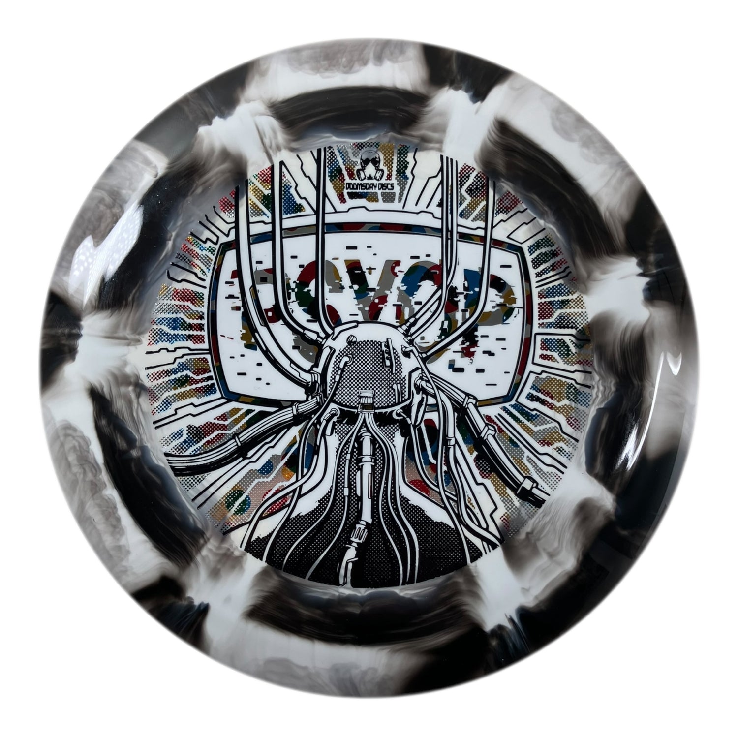 Doomsday Discs Psyop | Retina | Black/Wonderbread 172-174g Disc Golf