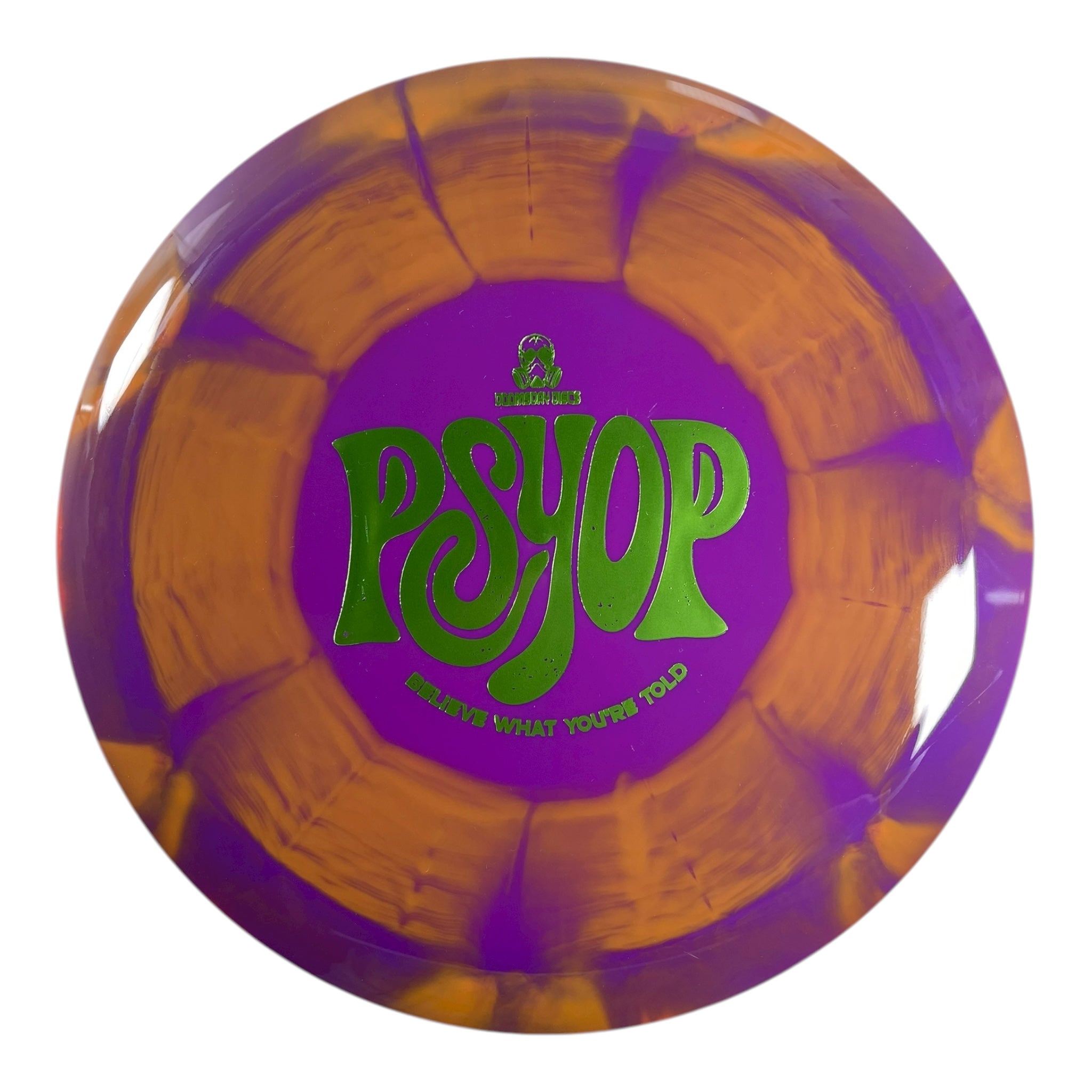 Doomsday Discs Psyop | Retina | Orange/Purple/Green 173g Disc Golf