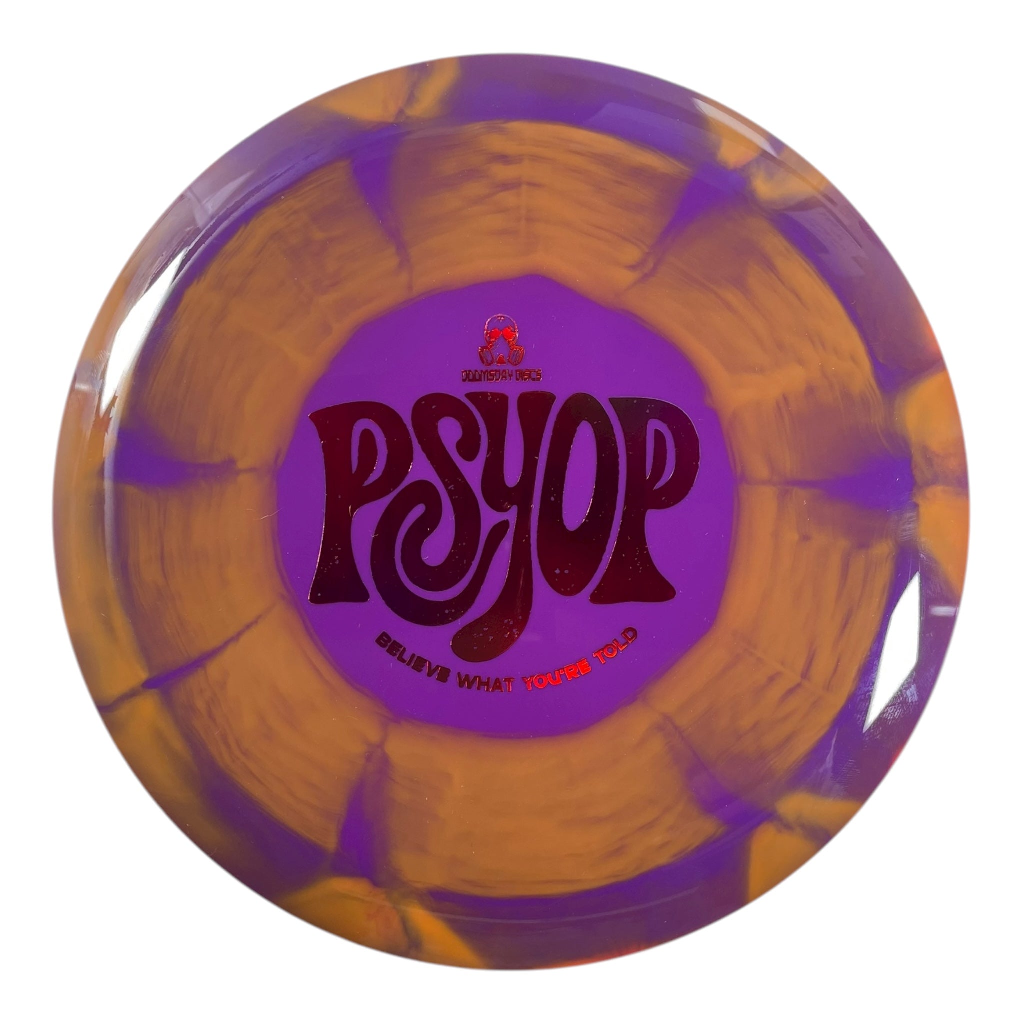 Doomsday Discs Psyop | Retina | Orange/Purple/Red Holo 173g Disc Golf
