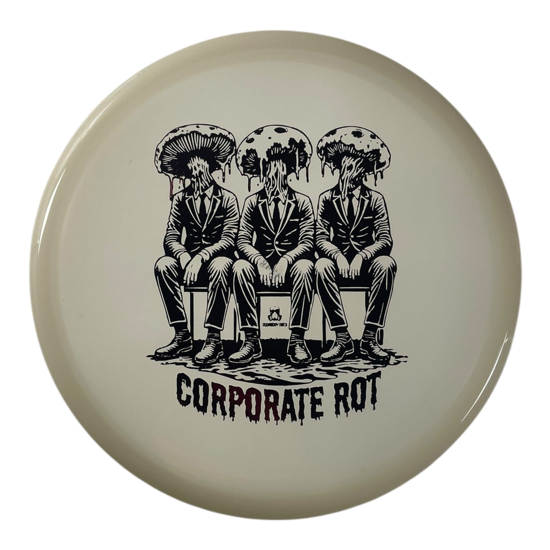 Doomsday Discs Rot | Isolation Glow | Glow/Burgundy 174g Disc Golf