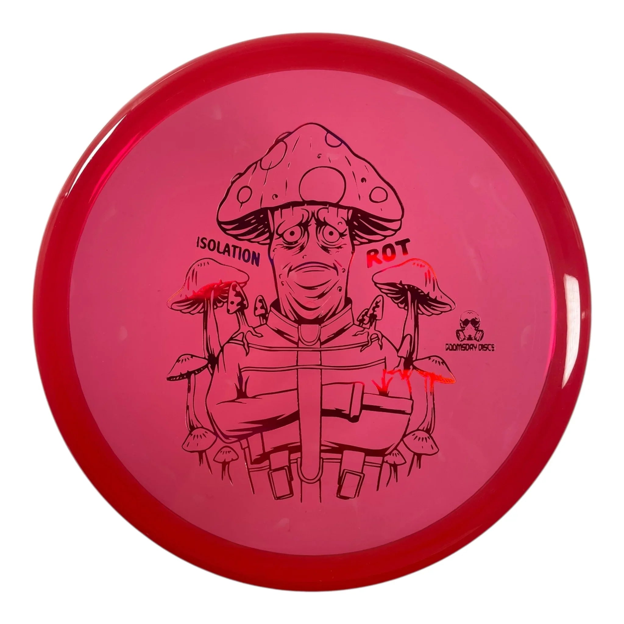 Doomsday Discs Rot | Isolation | Red/Red 171g Disc Golf