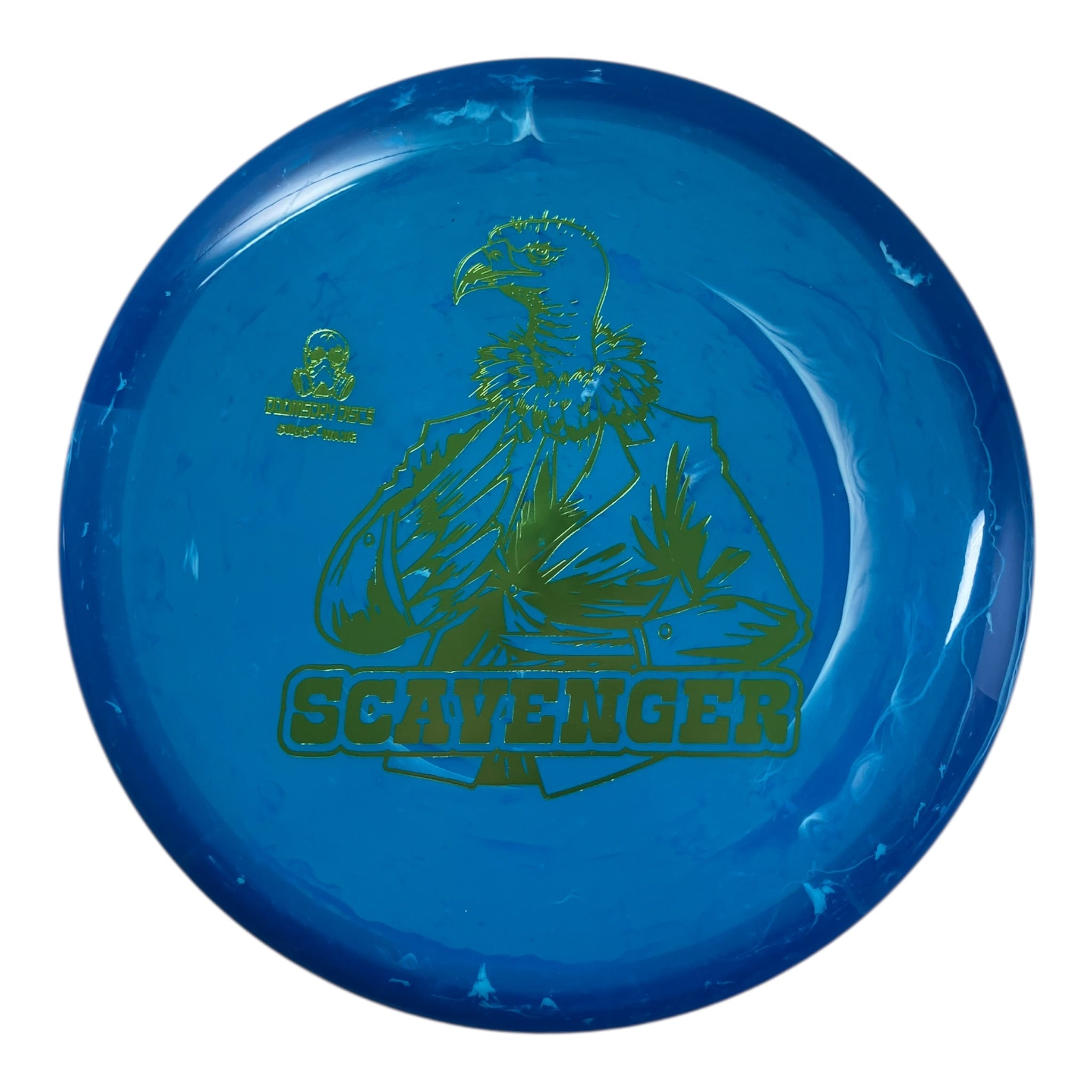 Doomsday Discs Scavenger | Shockwave | Blue/Lime 176g Disc Golf