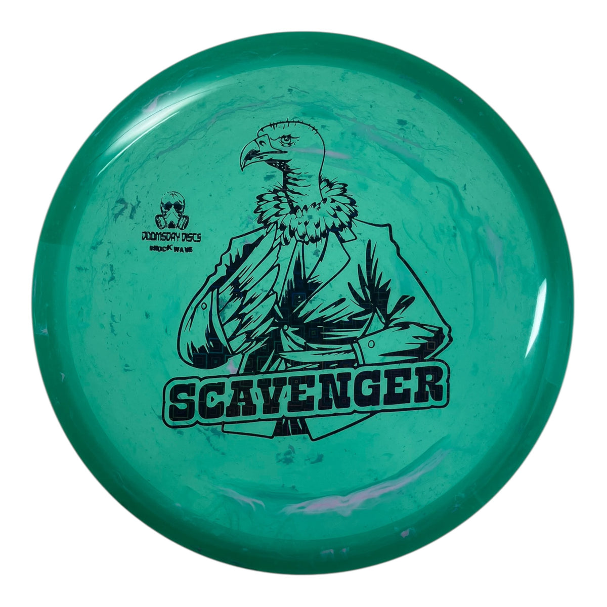 Doomsday Discs Scavenger | Shockwave | Green/Black 173g Disc Golf