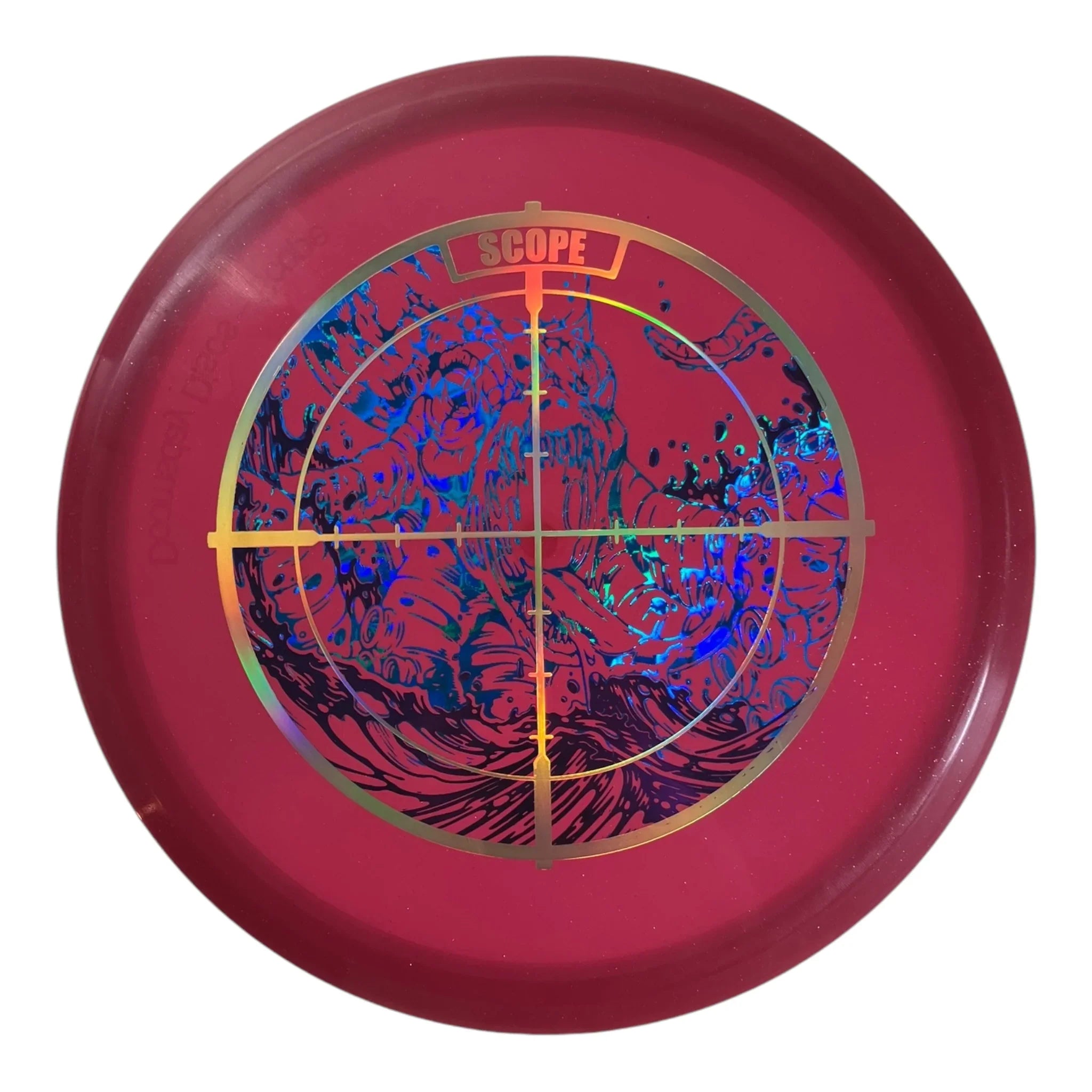 Doomsday Discs Scope | Cladestine | Red/Gold 172g Disc Golf